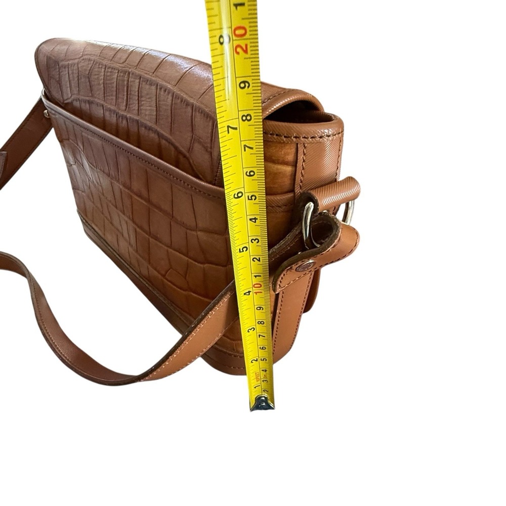 Vintage Dooney & Bourke Bayou Alligator‎ Embossed Full Flap Shoulder Bag - Picture 12 of 16